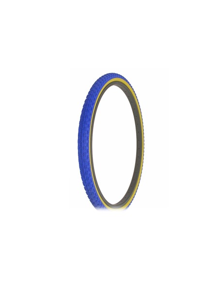 Tire 26 x 1.75 Blue/Gum Side Wall HF-143G.